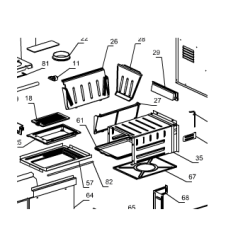 ROMANTICA 4,5 CAST IRON REFRACTORY FOR COMBUSTION CHAMBER