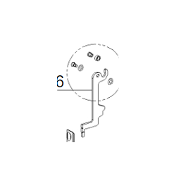 6051754 maniglia nera