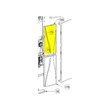 Maiolica Melinda Pergamena superiore Destra o  inferiore sinistra