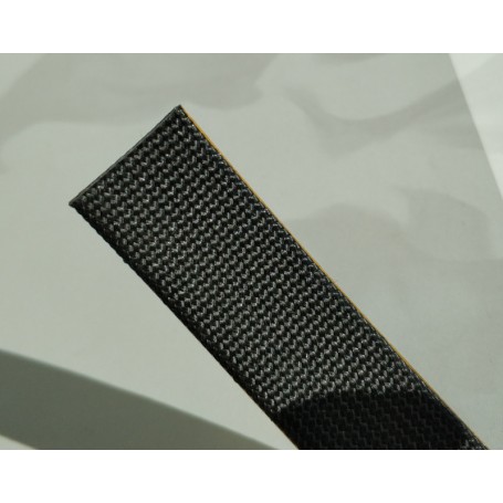 Soft Adhesive Gasket in Black Glass Wires D.20x2mm