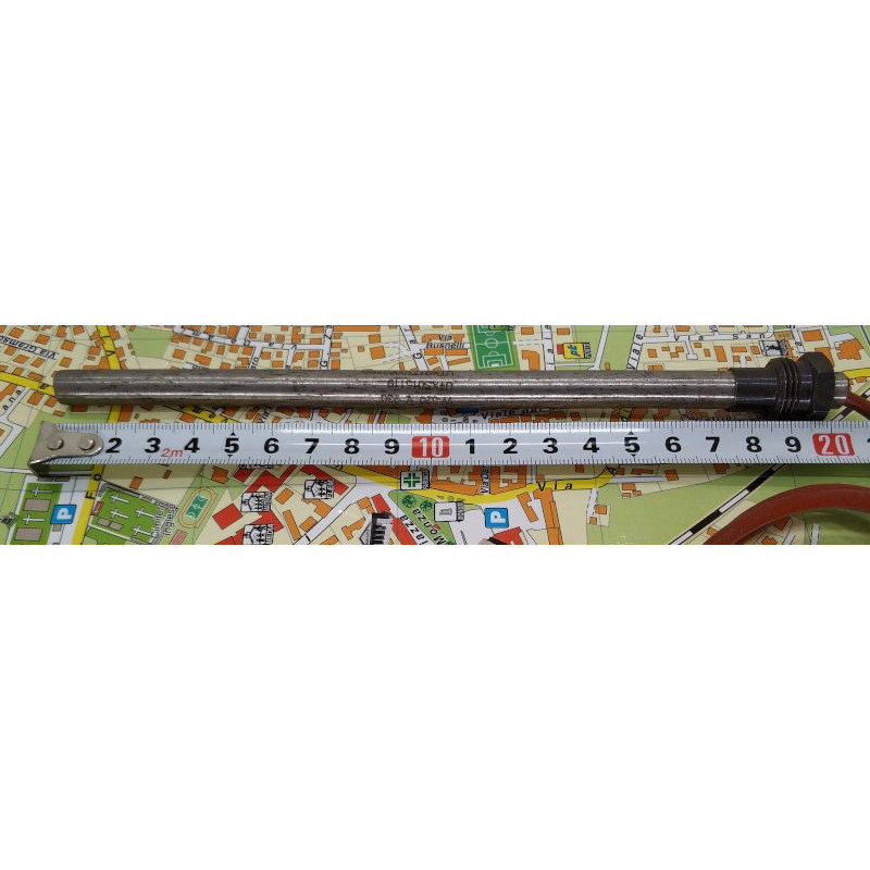 Candeletta Di Accensione Al Quarzo 400W Per Stufa A Pellet - Lunghezza 122mm, Fino A Battuta 90mm