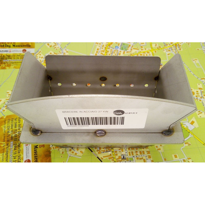 Brazier steel stove 28 KW Hydro Eva Calor Fire Point
