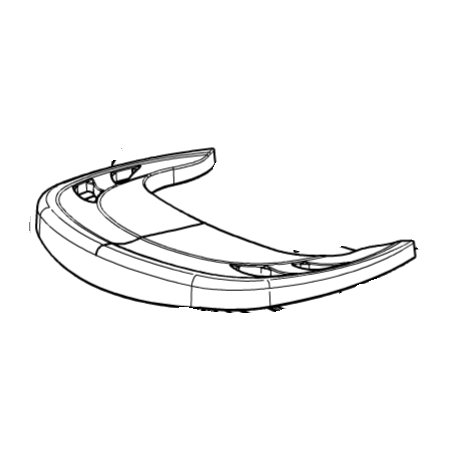 Emma top higher in majolica white la Nordica Extraflame