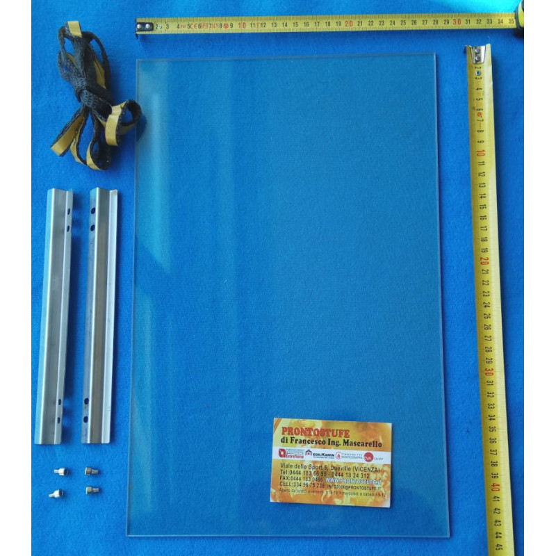 Ceramic glass for thermostove pellet Iside nordica extraflame