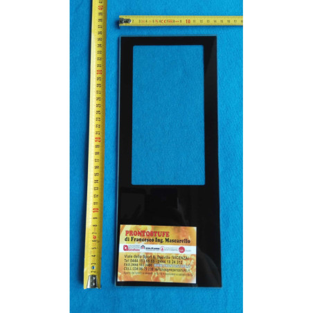 vetro serigrafato nero nina  eva calor