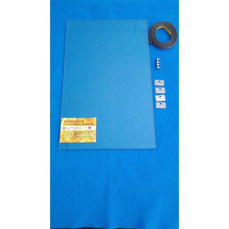 Ceramic Glass pellet stove Aurora Dal Zotto