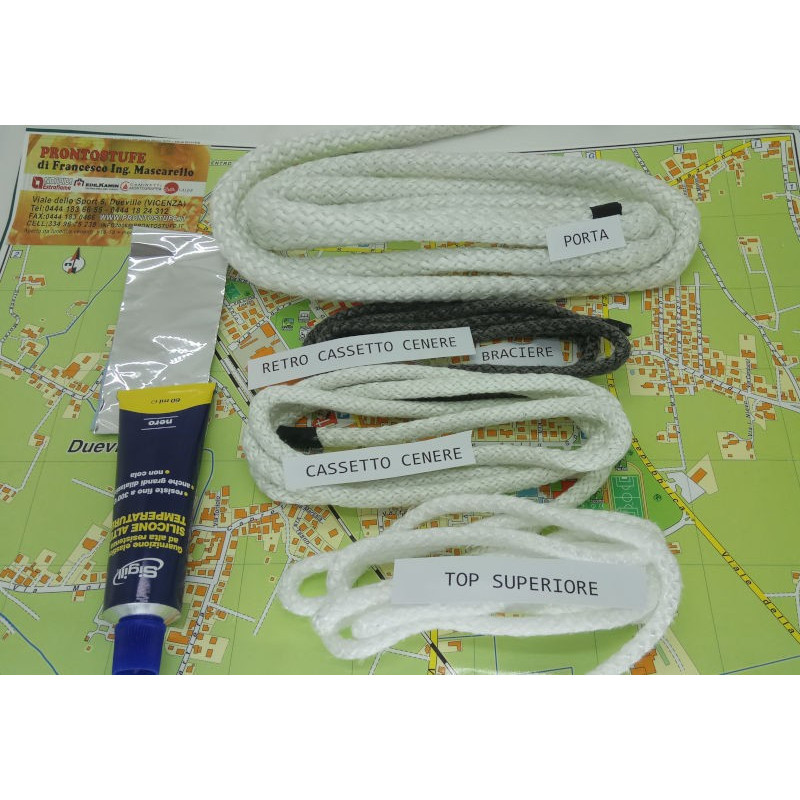 Gasket Kit for Iside Giordana Raffaella Stove Extraflame Marta Idro Dal Zotto