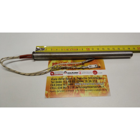 Candeletta D12,5 L180mm con flangia 350W compatibile Thermorossi