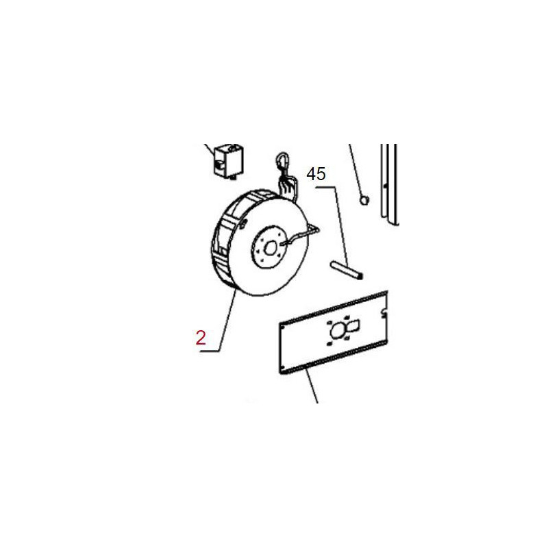Radial fan Inserto 80 High Pressure La Nordica