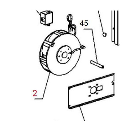 Radial fan Inserto 80 High Pressure La Nordica
