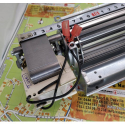 360 x 4 mm tangential fan length, d60 mm roller, 30 mm left motor