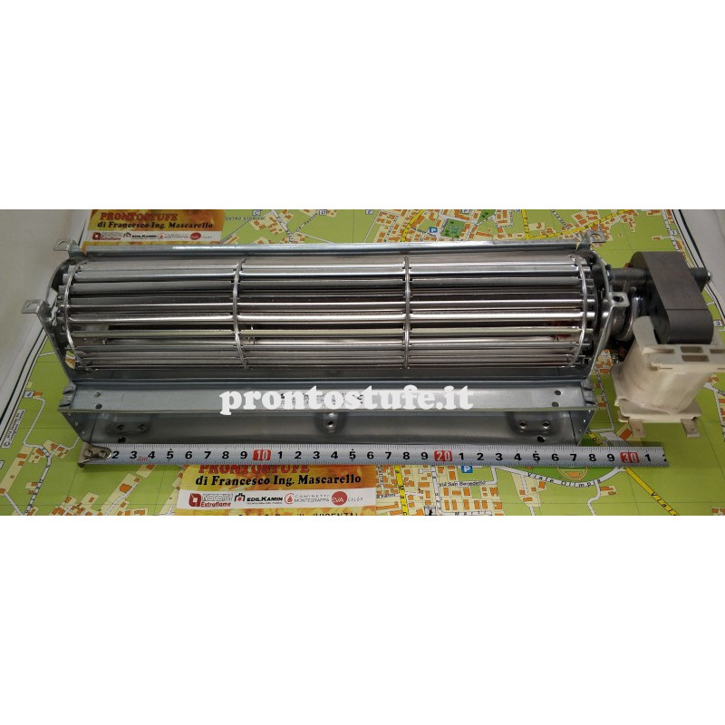 270 x 40 mm tangential fan length, d60 mm roller, 20 mm right motor