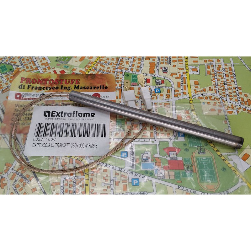 Candeletta stufa pellet con Faston maschio Extraflame Originale 002271036