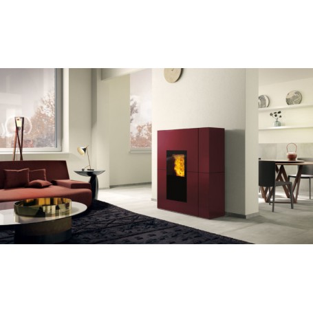 Blade H22 Thermo stove in Painted Steel 22,5 KW Edilkamin