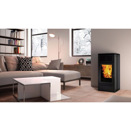 Pellet Stove Nara 2 Up Bordeaux 6,9 KW Edilkamin - Mail For Discount