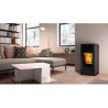 Pellet Stove Nara 2 Up Bordeaux 6,9 KW Edilkamin - Mail For Discount