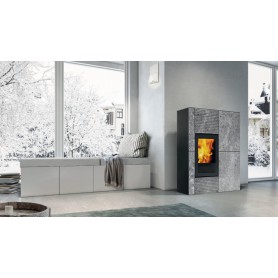 Pellet Stove Blade2 12 UP In Stone 12,1 KW Edilkamin - Mail For Discount