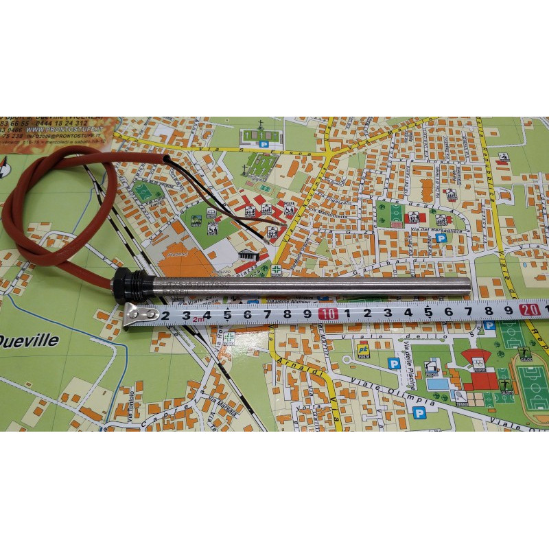 D9.9 L170 300 Watt Candeletta accensione stufa a pellet con filetto 3/8