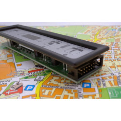 Display  3 tasti Orizzontale Micronova Eva Calor Punto Fuoco Edilkamin