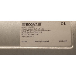 Centrifugal fan air Fandis Ecofit 4GDS25 100*230 mm