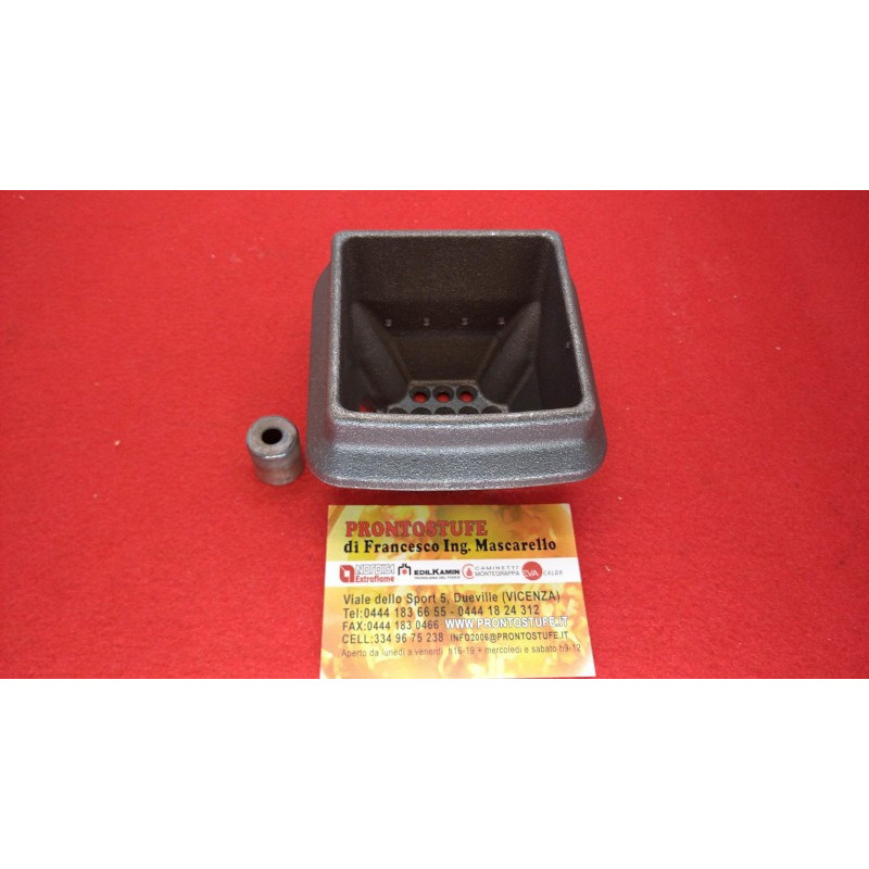 Left Side Cast Iron Brazier with Igniton Hose Assembly Babyfiamma Extraflame