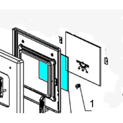 Glass door oven romantic 3.5 DX SX