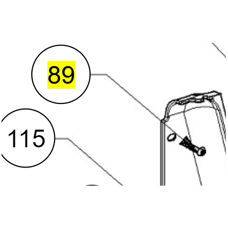 vite tornita M8X35 Extraflame