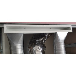 Bocchetta design lineare con cornice da 15 mm, larga 800mm