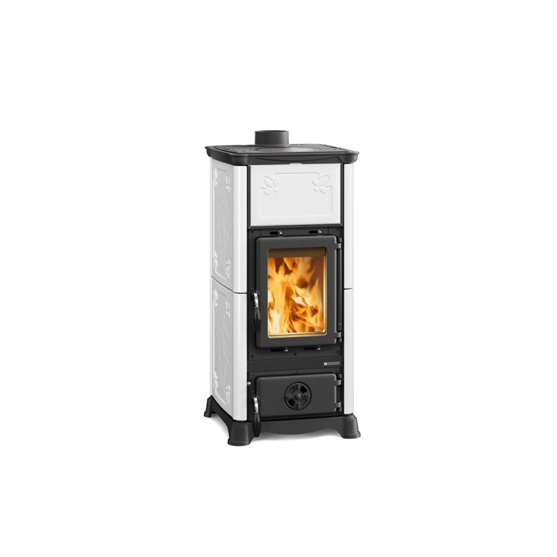 Emiliana Stufa a legna Bianca 6,5 Kw La Nordica Extraflame