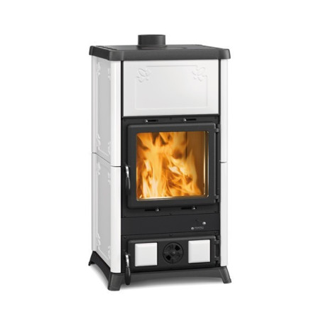 Fedora Wood Stove white 8,3 Kw la nordica Extraflame