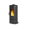 Candy 4.0 Stufa a Legna 6,2 Kw In Ghisa La Nordica Extraflame  4 stelle  offerta esposizione