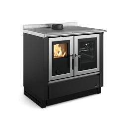 Cucina a Legna Venezia VST 8,3 Kw Nera 5 stelle  La Nordica Extraflame offerta esposizione