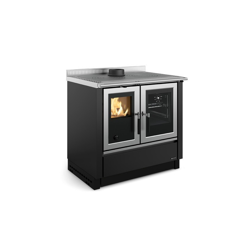 Cucina a Legna Venezia VST 8,3 Kw Nera La Nordica Extraflame
