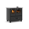 Woodburning Cooker Family 4,5 Black 7,5 kw La Nordica Extraflame