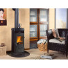 Stufa a legna Super Max Nera 6 Kw La Nordica Extraflame