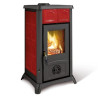 Wood Stove Gemma Elegance Bordeaux 6 kw La Nordica Extraflame
