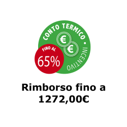 Carol  stufa a pellet  8.5kw resi, 9.5 bruciati