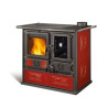 Cucina a Legna Rosa Reverse  Liberty Bordeaux 8,1 kw La Nordica Extraflame offerta 4 stelle