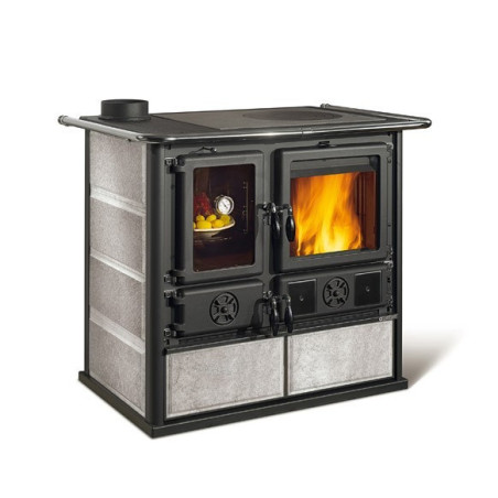Wood burnig cookers Rosa Sinistra Reverse VST Petra 8,2 kw La Nordica Extraflame