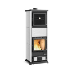 Wood Stove Nova Forno White 11,8 Kw La Nordica Extraflame