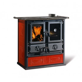 Wood burning cooker Rosetta BII Liberty Bordeaux 7,2 kw La Nordica Extraflame