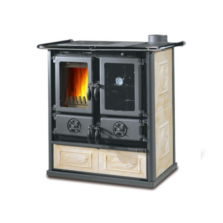 Cucina a Legna Rosetta BII Liberty Panna 7,9 kw La Nordica Extraflame