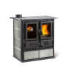 Rosetta sinistra 5.0 BII Wood burning cookers In Natural Stone 7,9 kw la Nordica Extraflame