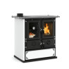 Cucina a Legna Rosetta Sinistra BII Steel 7,2 kw Bianca La Nordica Extraflame