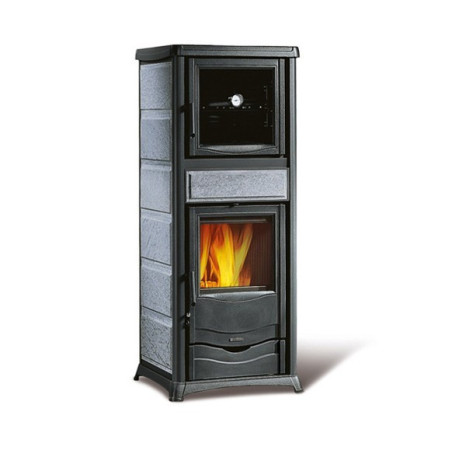 Wood Stove Rossella Plus Forno Natural Stone 9,1 kw La Nordica Extraflame
