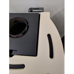 Alpina XW stufa legna Lh11v dettaglio regolazione potenza del fuoco