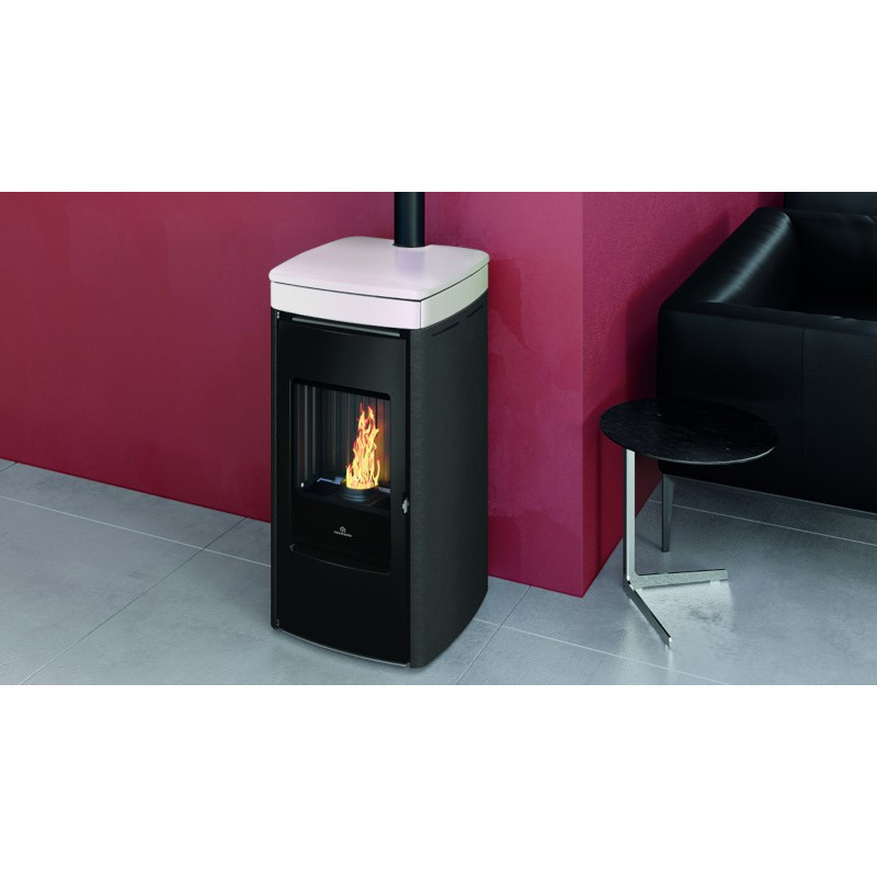 Pellet Stove Yana Plus Ceramic White 9,2 KW Edilkamin