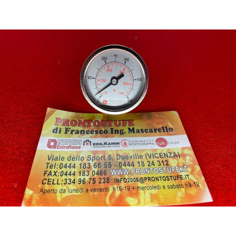Thermometer for oven wood stove la nordica