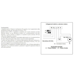 Regolator Elettronic for wood insert  Elx Air