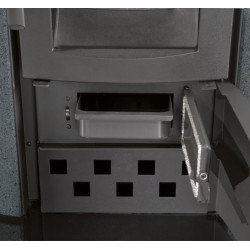 Wood Stove Ester BII in Natural Stone Vulcan 7,5 Kw La Nordica Extraflame